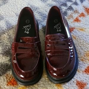 Little girls size 13 penny loafers